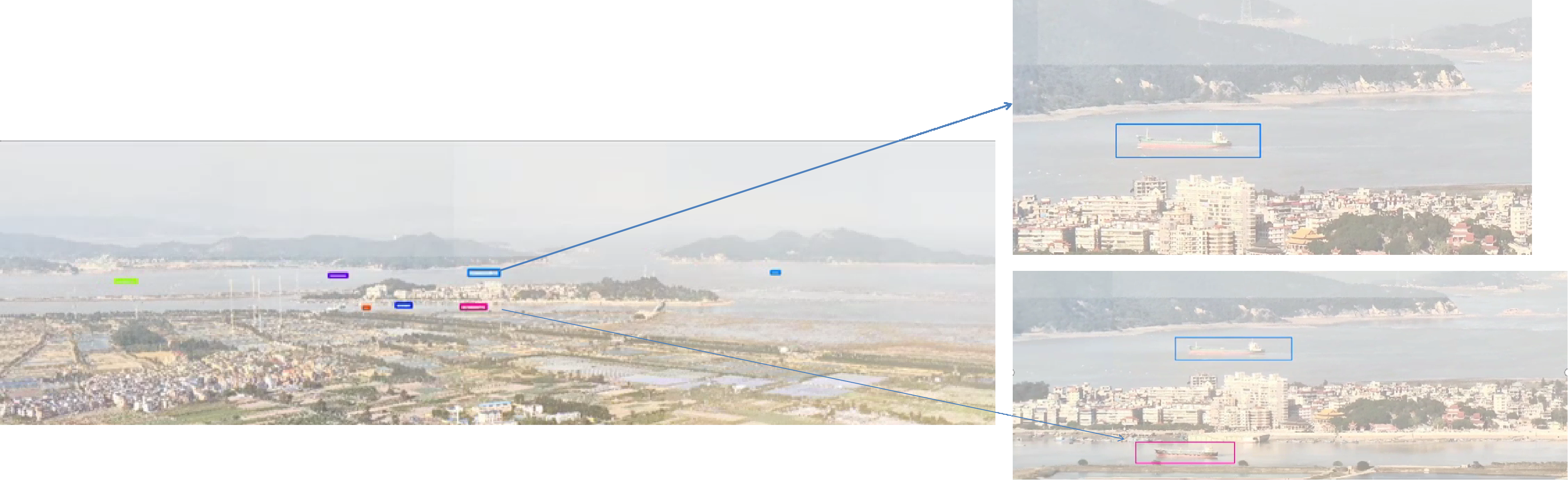 白云山航道监测全景画面